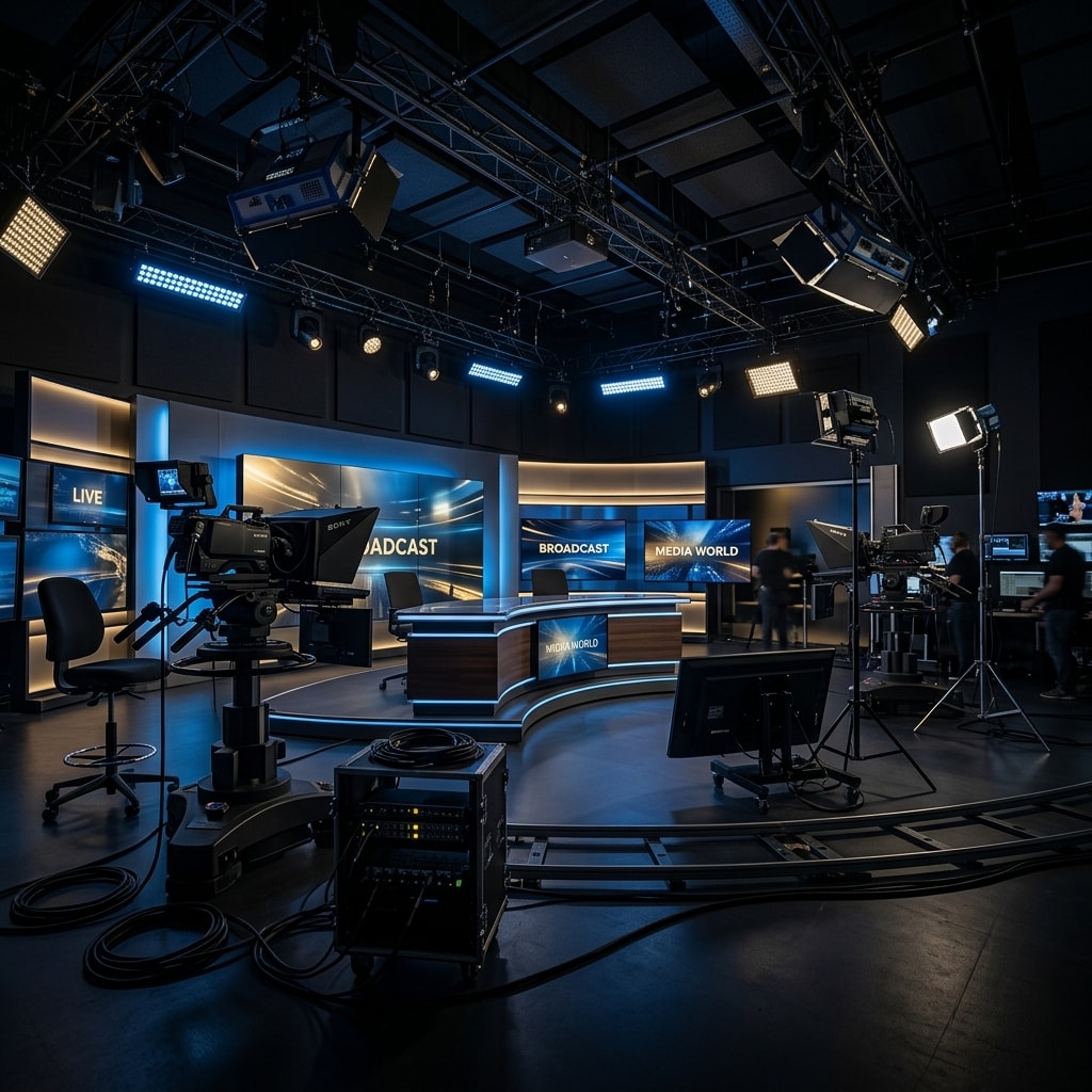 Television studio production